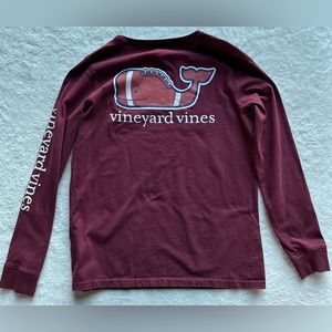 Vinyard Vines long-sleeve t-shirt w/football. Women’s small. EUC.